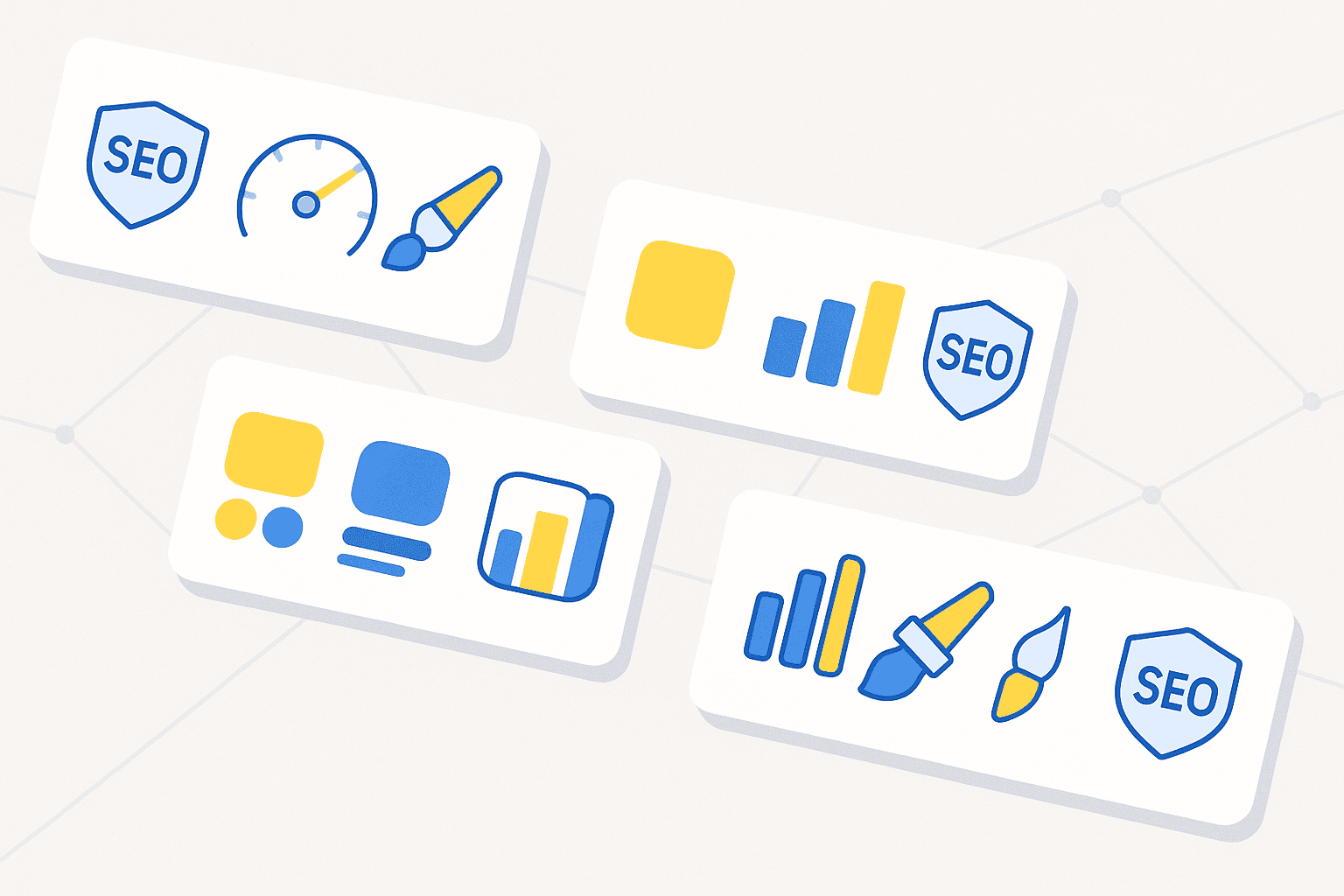 Grid comparing popular review widgets by pricing, features, and integrations